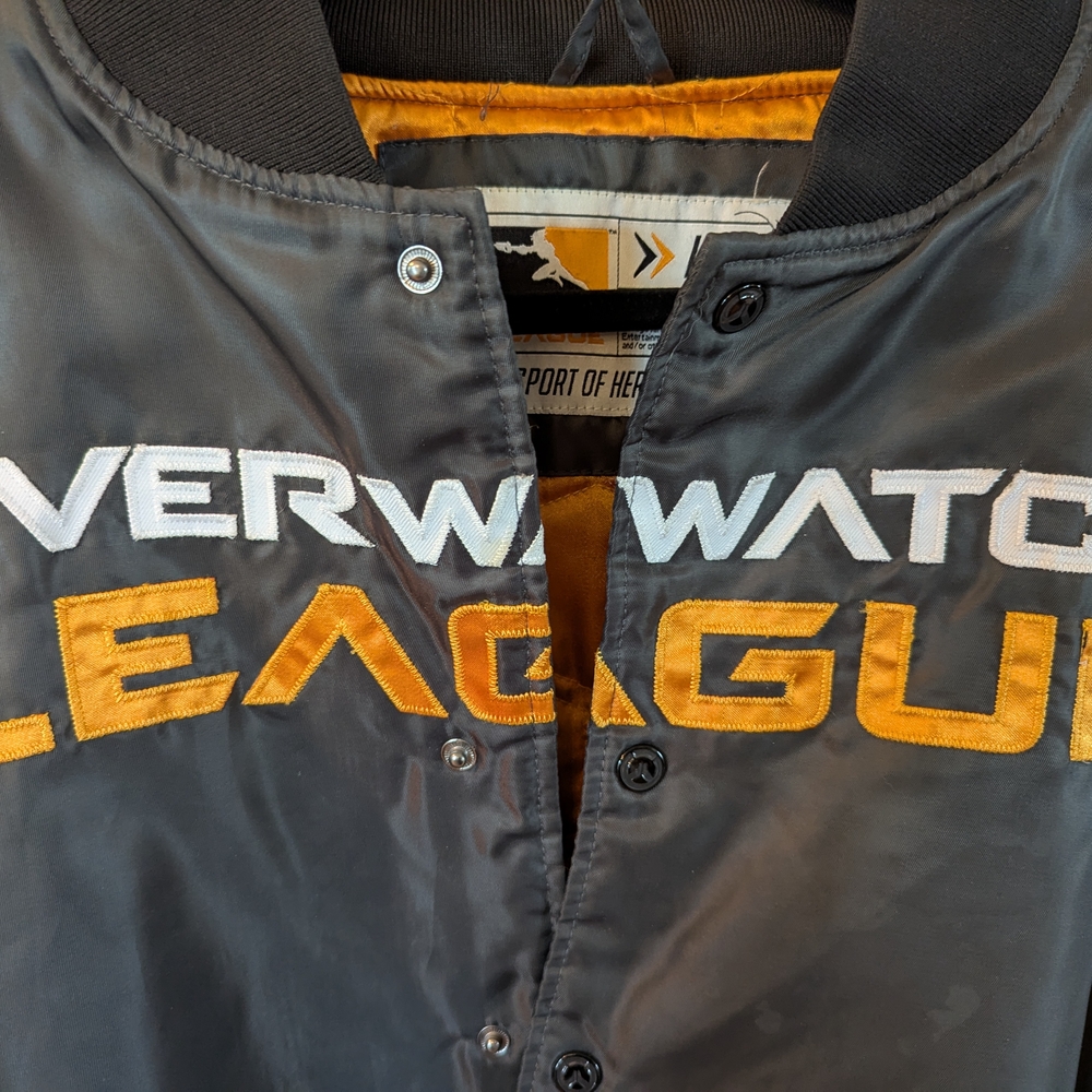 Overwatch League Black Bomber Jacket - Picture 2 of 5